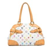 Pre-owned Canvas louis-vuitton-bags Louis Vuitton Vintage , White , Da...