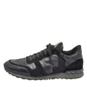 Pre-owned Leather sneakers Valentino Vintage , Black , Heren