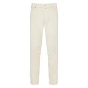 Corduroy broek met binnen details Jacob Cohën , White , Heren