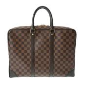 Pre-owned Fabric shoulder-bags Louis Vuitton Vintage , Brown , Heren