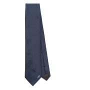 Luxe Zijden Stropdas, Italiaans Designerscode Brioni , Blue , Heren