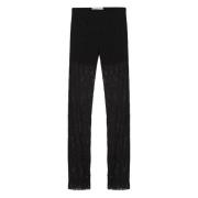 Kanten Broek Zwart Elegant Stijl Philosophy di Lorenzo Serafini , Blac...