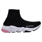 Pre-owned Polyester sneakers Balenciaga Vintage , Black , Dames