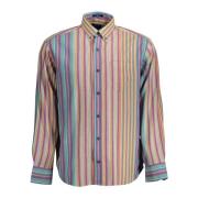 Klassiek Lichtblauw Button-Down Overhemd Gant , Multicolor , Heren