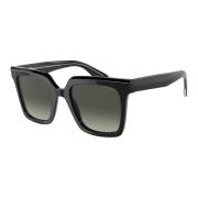 Zwart/Grijs Getinte Zonnebril AR 8156 Giorgio Armani , Black , Dames