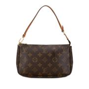 Pre-owned Canvas louis-vuitton-bags Louis Vuitton Vintage , Brown , Da...