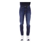 Slim-Fit Denim Jeans Dondup , Blue , Heren