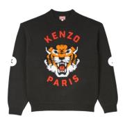 Zwarte Sweaters voor Mannen Kenzo , Black , Heren