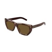 Roze Bruine Zonnebril Gg1520S 003 Gucci , Brown , Dames