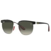 Vierkante Scuderia Ferrari Zonnebril Rb3698M Ray-Ban , Black , Unisex