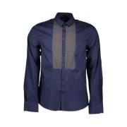 Elegant Slim Fit Overhemd met Lange Mouwen Guess , Blue , Heren