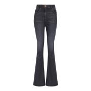 Eco-ontworpen bootcut jeans Balmain , Black , Dames