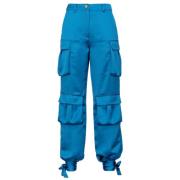 Cargo Satijnen Broek Multizak Pinko , Blue , Dames