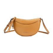 Dover Small Half Moon Crossbody Tas Michael Kors , Orange , Dames