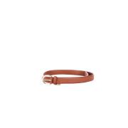 Leren Logo Riem met Gesp Sluiting Ralph Lauren , Brown , Dames