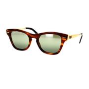 Stijlvolle zonnebril met aluminium armen Ray-Ban , Brown , Unisex