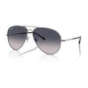 Old Aviator Gepolariseerde Zonnebril Blauw Verloop Ray-Ban , Gray , Un...