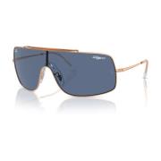 Vierkante Masker Zonnebril Blauw Goud Ray-Ban , Yellow , Unisex