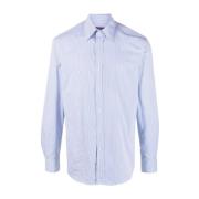 Blauwe Casual Overhemd met Lange Mouwen Ralph Lauren , Blue , Heren