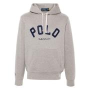 Klassieke hoodie met externe zakken Ralph Lauren , Gray , Heren