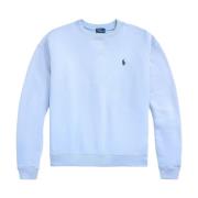 Klassieke Fleece Trui Ralph Lauren , Blue , Dames