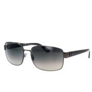 Wraparound Zonnebril Rb3687 004/71 Ray-Ban , Black , Unisex