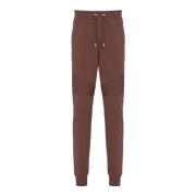 Flocked logo joggers Balmain , Brown , Heren