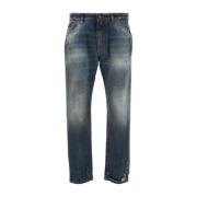 Klassieke Denim Jeans Dolce & Gabbana , Blue , Heren