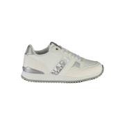 Stijlvolle witte vetersneakers met contrastdetail Napapijri , White , ...