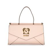 Rosa Handtas met Schouderband Love Moschino , Pink , Dames