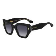 Zwart/Grijs Zonnebril Etro , Black , Dames