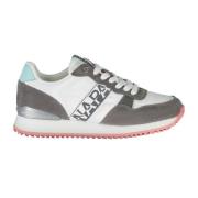 Witte Vetersneakers met Contrastdetails Napapijri , Multicolor , Dames