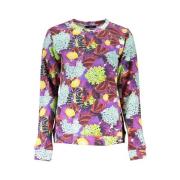 Elegante Paarse Trui Cavalli Class , Multicolor , Dames