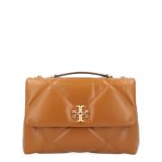 Diamantquilted Stijlvolle Tas Tory Burch , Brown , Dames