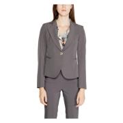 Herfst/Winter Blazer voor Vrouwen Rinascimento , Gray , Dames