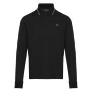 Geborduurd Logo Katoenen Poloshirt Paul & Shark , Black , Heren