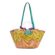 Pre-owned Silk shoulder-bags Versace Pre-owned , Multicolor , Dames