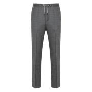 Flanellen Trekkoord Stretchbroek Corneliani , Gray , Heren