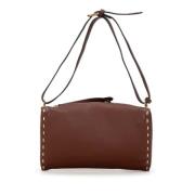 Pre-owned Leather fendi-bags Fendi Vintage , Brown , Dames