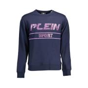 Blauw Logo Detail Sport Sweatshirt Plein Sport , Blue , Heren