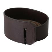 Gevlochten Leren Riem Elegant Donkerbruin Gianfranco Ferré , Brown , D...