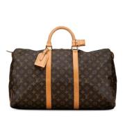 Pre-owned Canvas louis-vuitton-bags Louis Vuitton Vintage , Brown , Da...