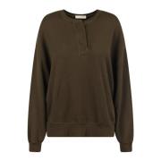 Katoenen Crew Neck Sweater Ulla Johnson , Green , Dames