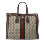 Pre-owned Fabric gucci-bags Gucci Vintage , Beige , Dames