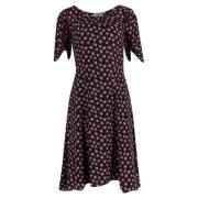 Pre-owned Silk dresses Prada Vintage , Black , Dames