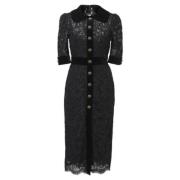 Pre-owned Cotton dresses Dolce & Gabbana Pre-owned , Black , Dames