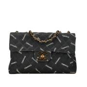 Pre-owned Canvas shoulder-bags Chanel Vintage , Black , Dames