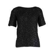 Pre-owned Wool tops Moncler Pre-owned , Black , Dames