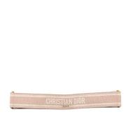 Pre-owned Canvas belts Dior Vintage , Pink , Dames