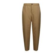 Casual Paard Chino Broek Marni , Beige , Dames